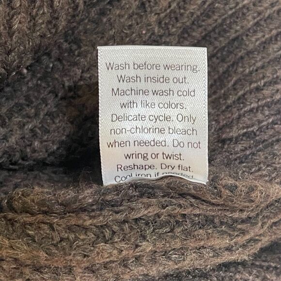 Sonoma Brown Oversized Boyfriend Cardigan Sweater - Small - Picture 9 of 9